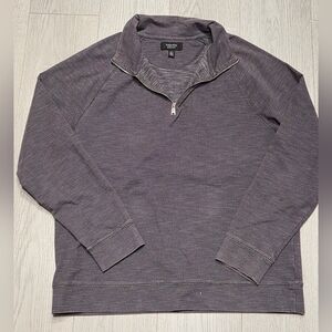 Nordstrom Men's Charcoal Zip-Up Sweater